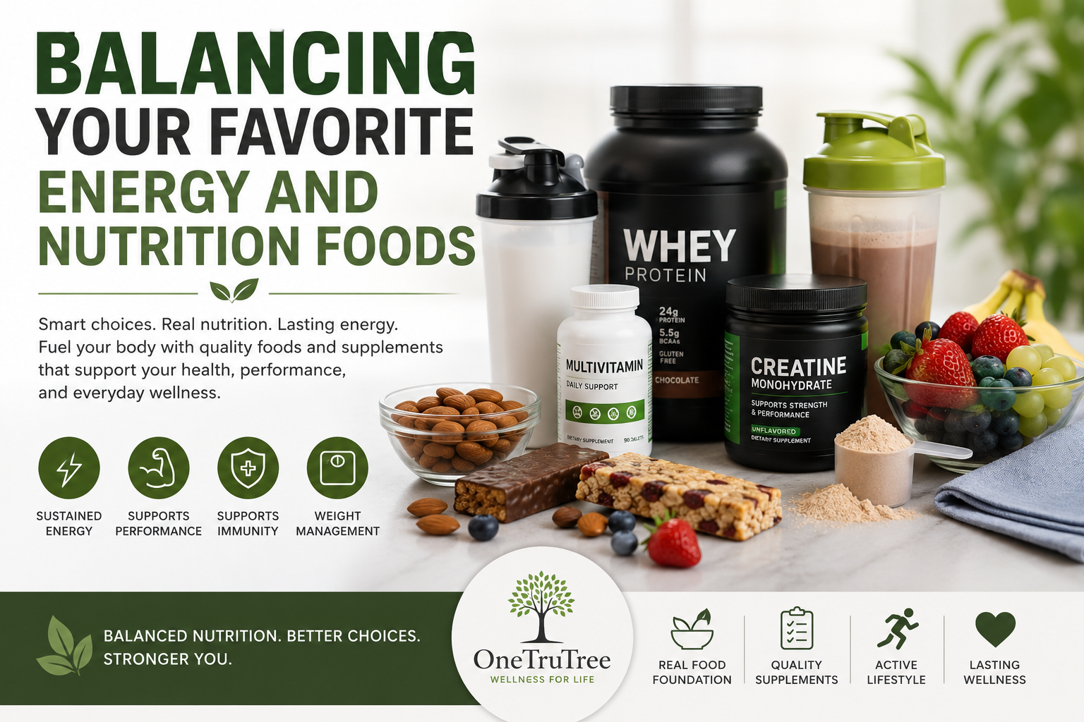 Balancing Your Favorite Energy and Nutrition Foods