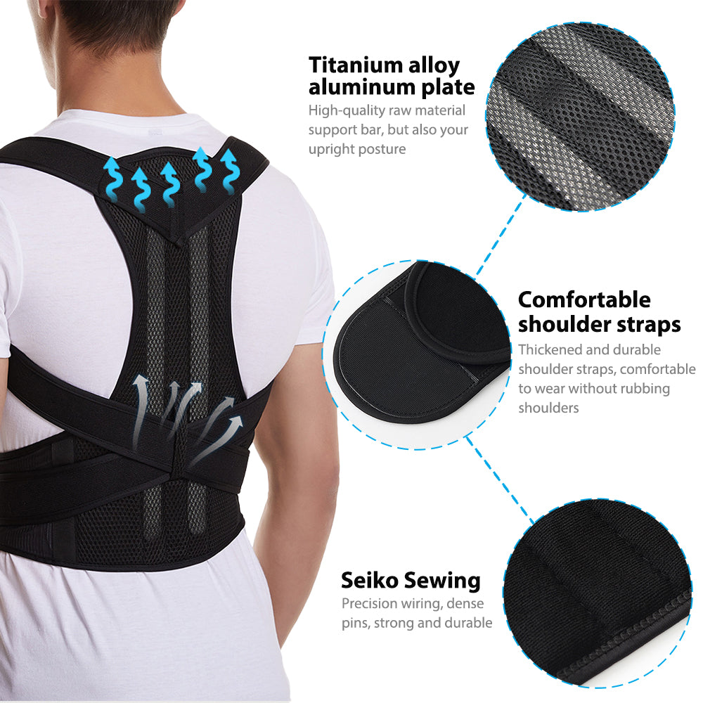 Aptoco Posture Corrector Back Posture Brace Clavicle Support Stop