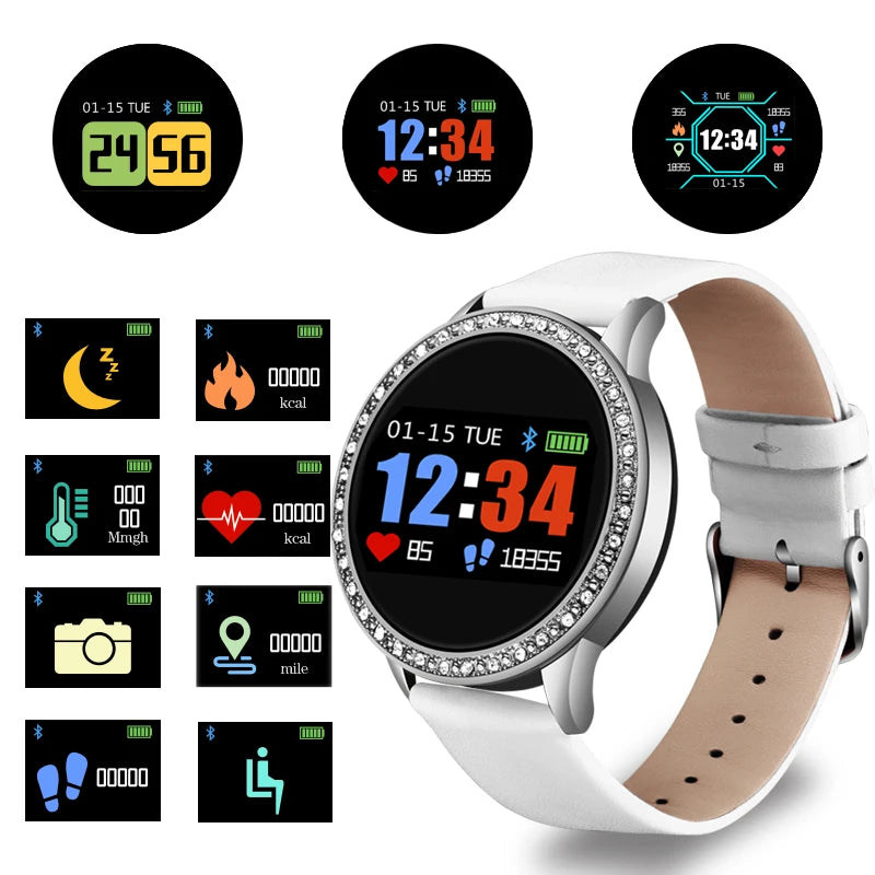 LIGE Women's 2020 Blood Pressure & Heart Rate Monitoring Smart Watch