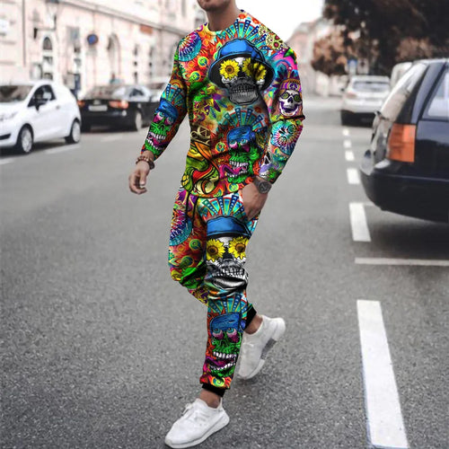 Men's New Arrival 2 Piece Fashion Oversized Casual Luxury Tracksuit