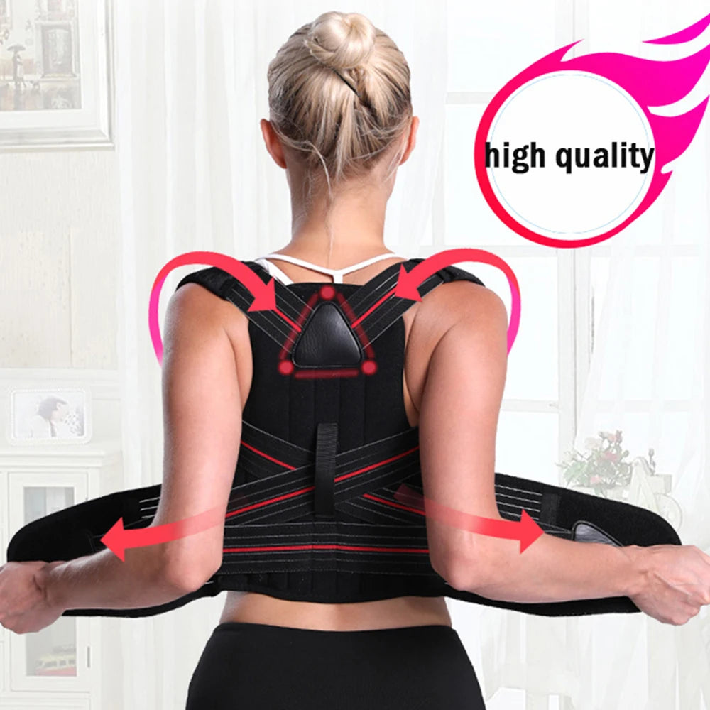 Adjustable full back Posture Corrector Belt Back Shoulder Posture Back