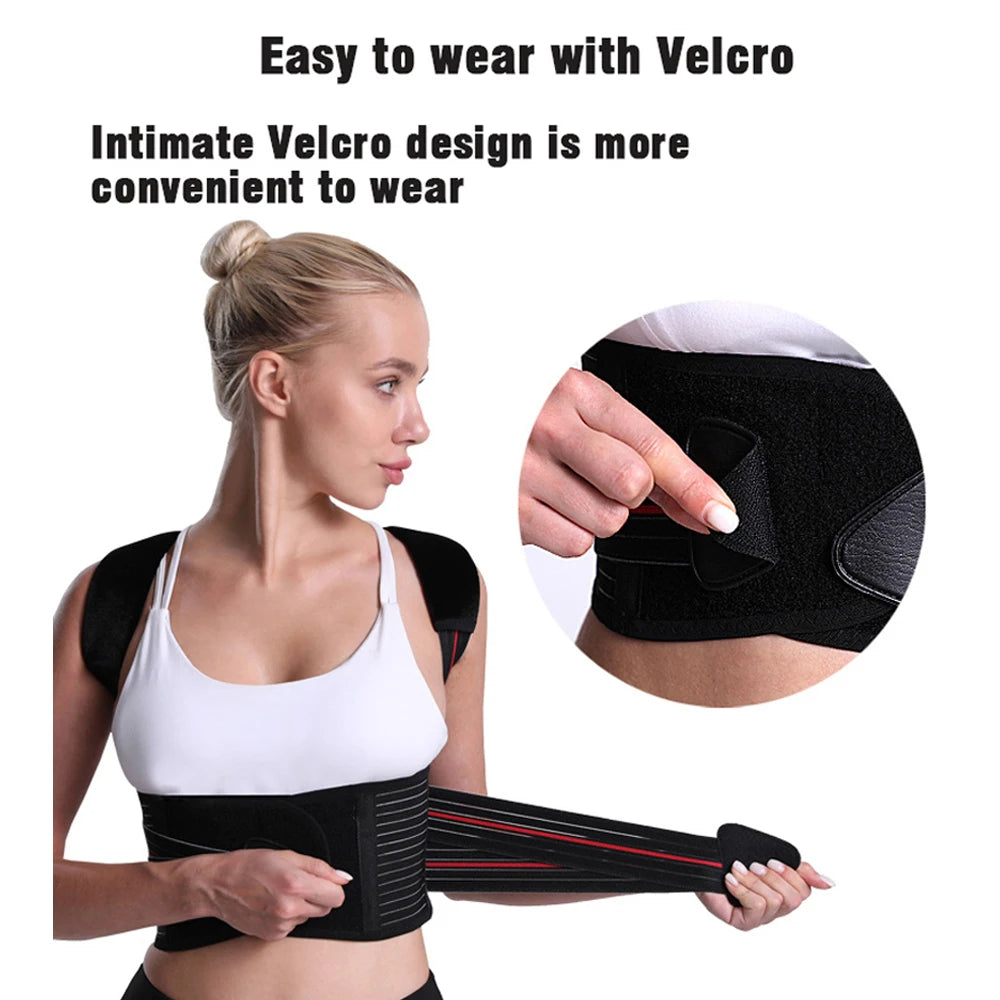 Adjustable full back Posture Corrector Belt Back Shoulder Posture Back