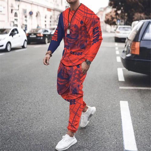 Men's New Arrival 2 Piece Fashion Oversized Casual Luxury Tracksuit