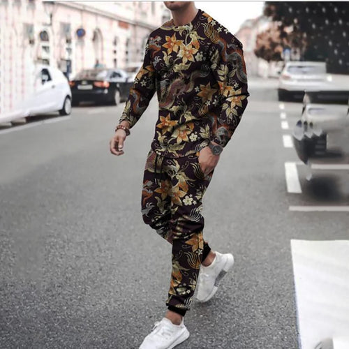 Men's New Arrival 2 Piece Fashion Oversized Casual Luxury Tracksuit