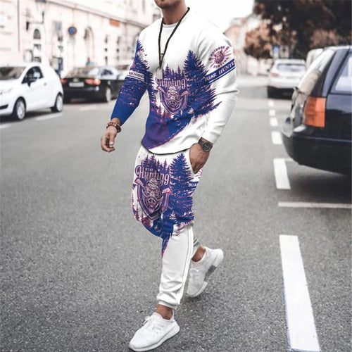 Men's New Arrival 2 Piece Fashion Oversized Casual Luxury Tracksuit