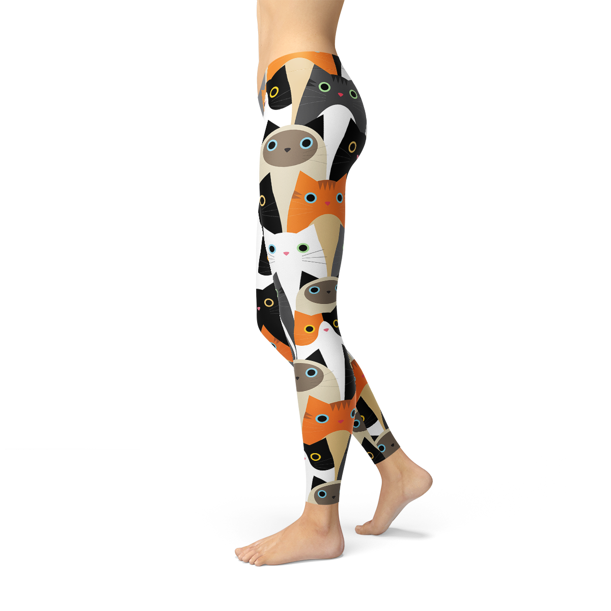 Women's All Over Print Cats Leggings