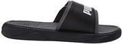 PUMA Royalcat Slide Sandal, Black-Castlerock White, 11 M US