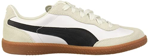 PUMA mens Super Liga Og Sneaker, Puma White-puma Black-puma Team Gold, 9.5 US