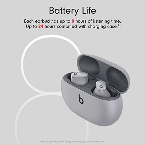 Beats Studio Buds – True Wireless Noise Cancelling Earbuds – Compatible with Apple & Android - Moon Gray