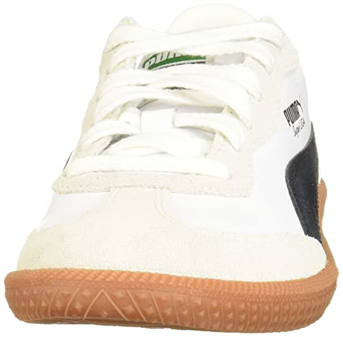 PUMA mens Super Liga Og Sneaker, Puma White-puma Black-puma Team Gold, 9.5 US