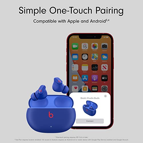 Beats Studio Buds - Compatible with Apple & Android, Class 1 Bluetooth Headphones - Ocean Blue