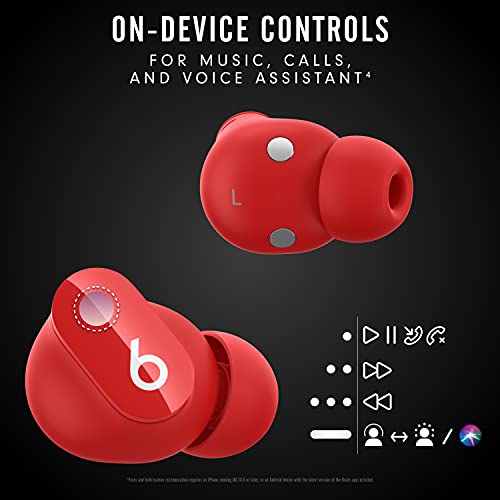 Beats Studio Buds – True Wireless Noise Cancelling Earbuds – Compatible with Apple & Android - Red