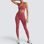 2020 Women's Yoga Set Seamless Sportswear 2 Piece Gym Yoga Clothes