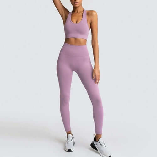 2020 Women's Yoga Set Seamless Sportswear 2 Piece Gym Yoga Clothes