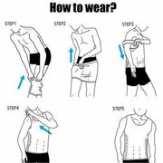 Men's Slimming Vest Body Shaper Corrective Posture Belly Compression