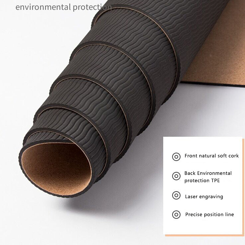 4mm Thickness Double Sides Skid Resistance High Elastic Cork TPE