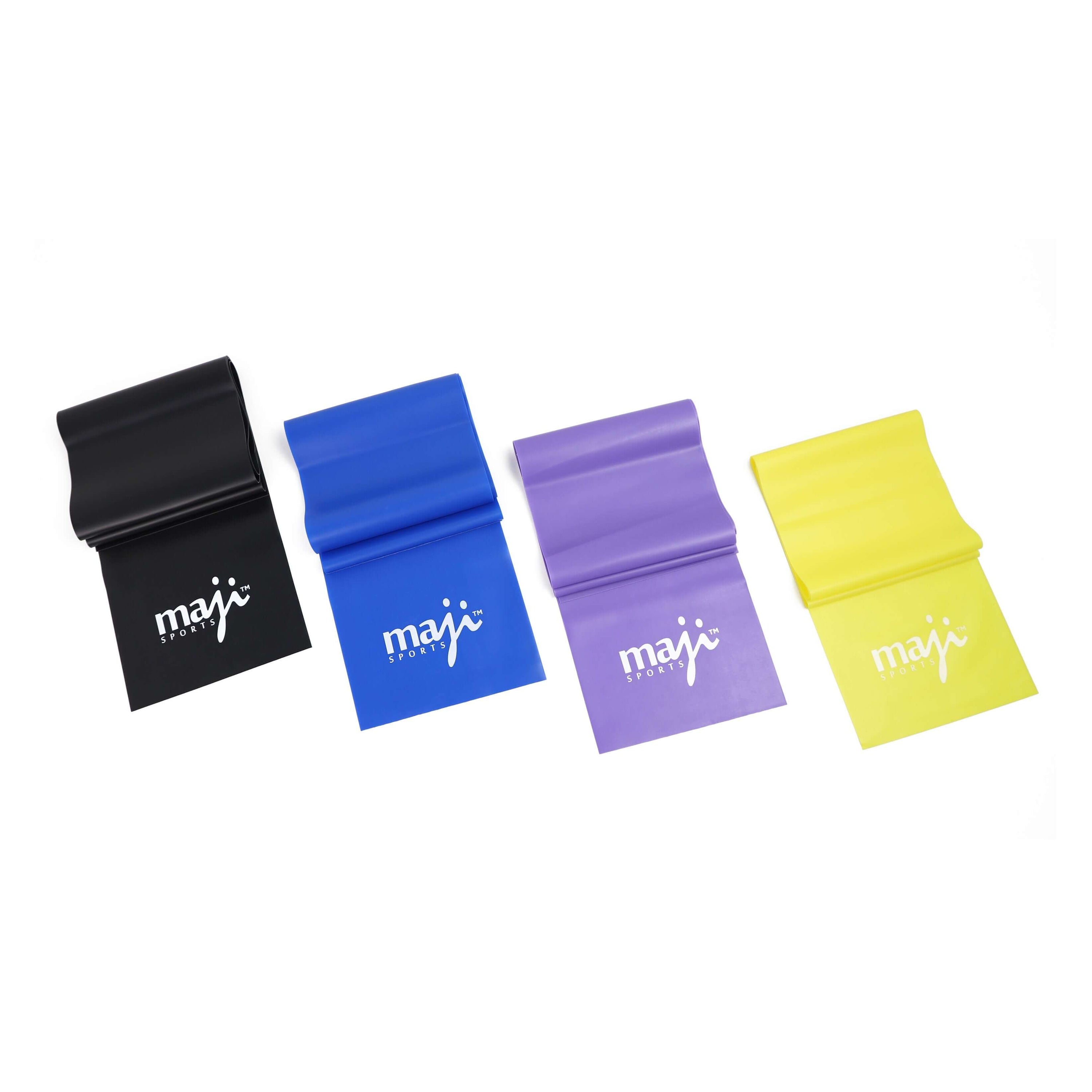 Maji Sports Full Body Exercise and Stretch Bands - Variable Resistance