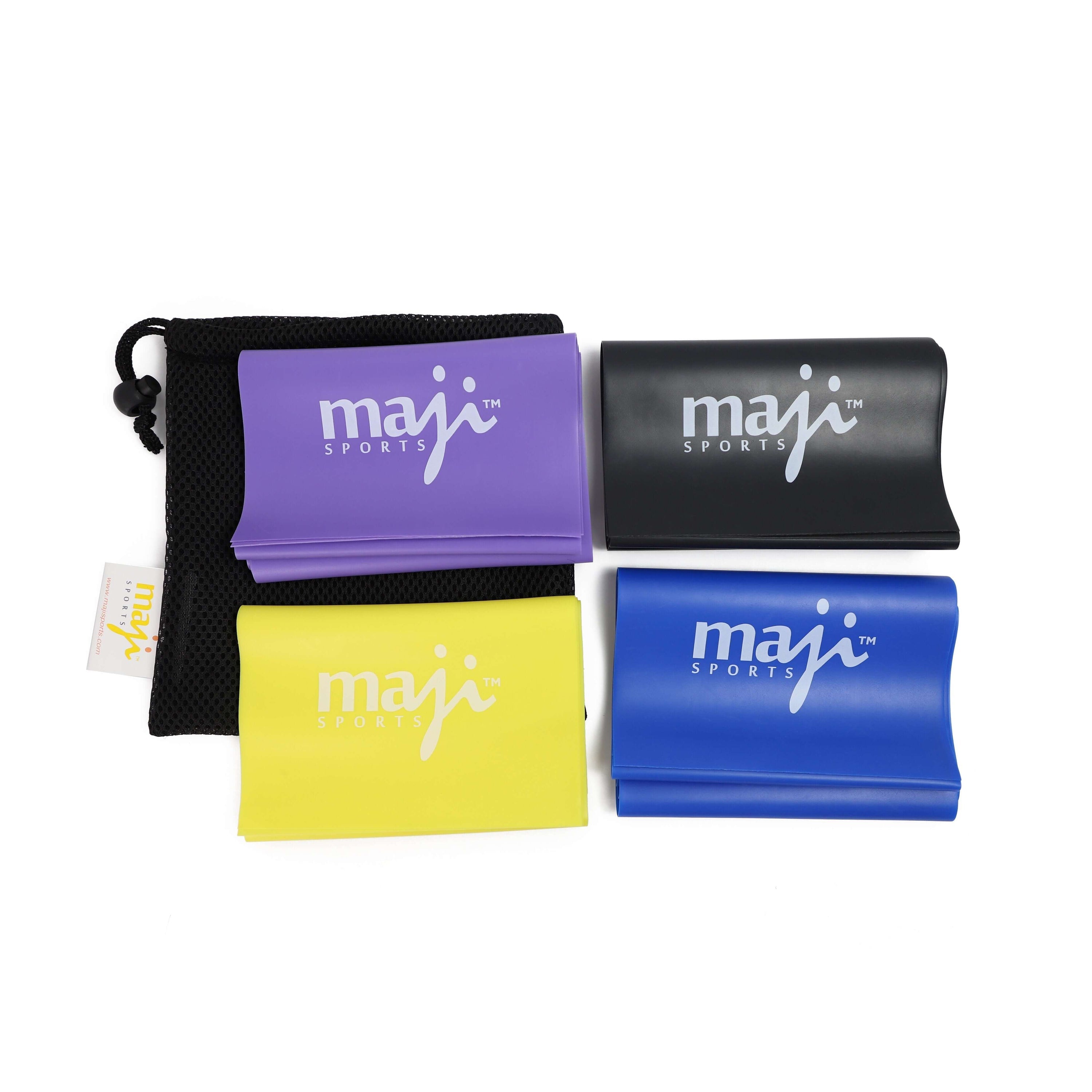Maji Sports Full Body Exercise and Stretch Bands - Variable Resistance