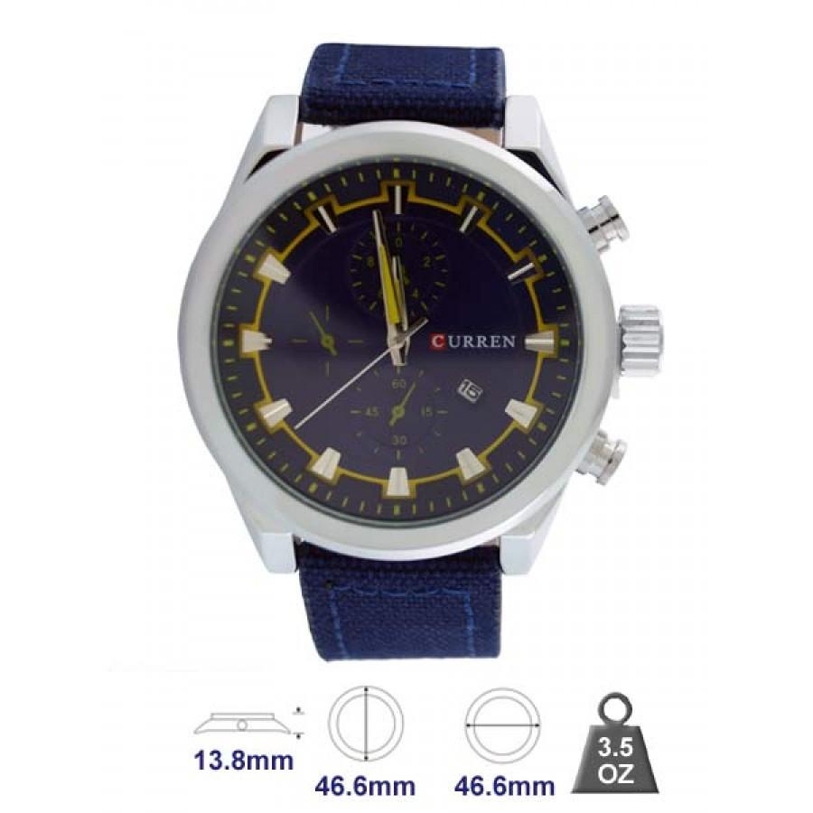 Curren Brand Leather Strap Watch for Men