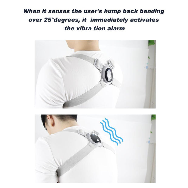 LCD Screen Smart Back Posture Corrector Improve Spine Hunchback