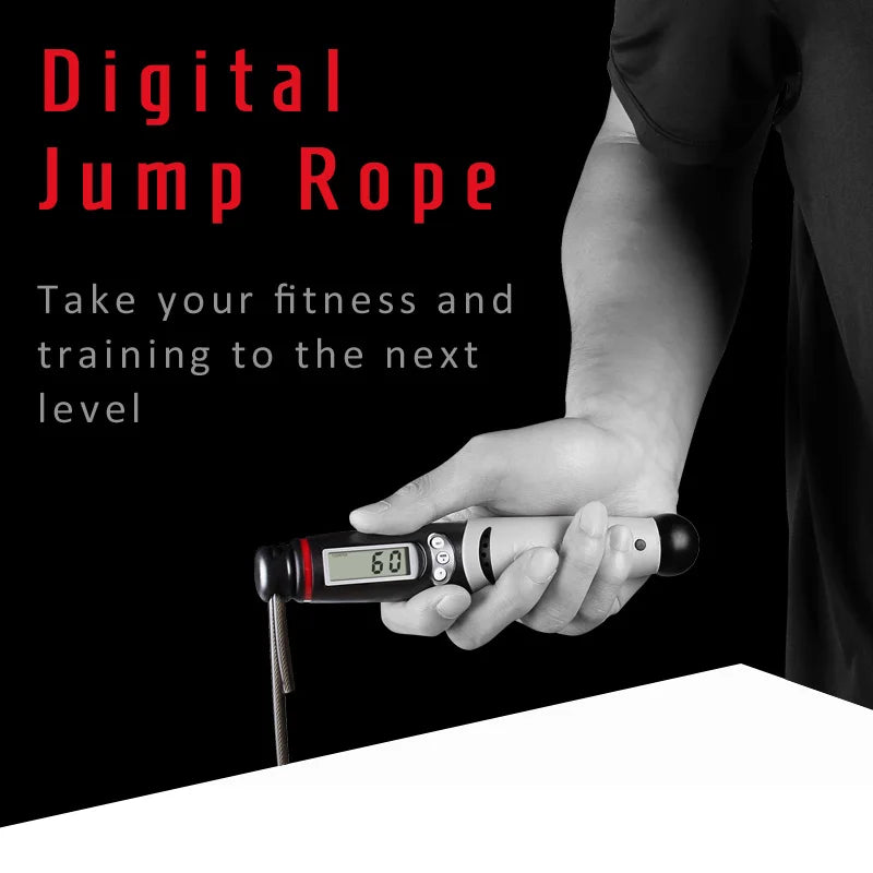 KYTO Jump Rope Digital Counter for Indoor/Outdoor Fitness Training