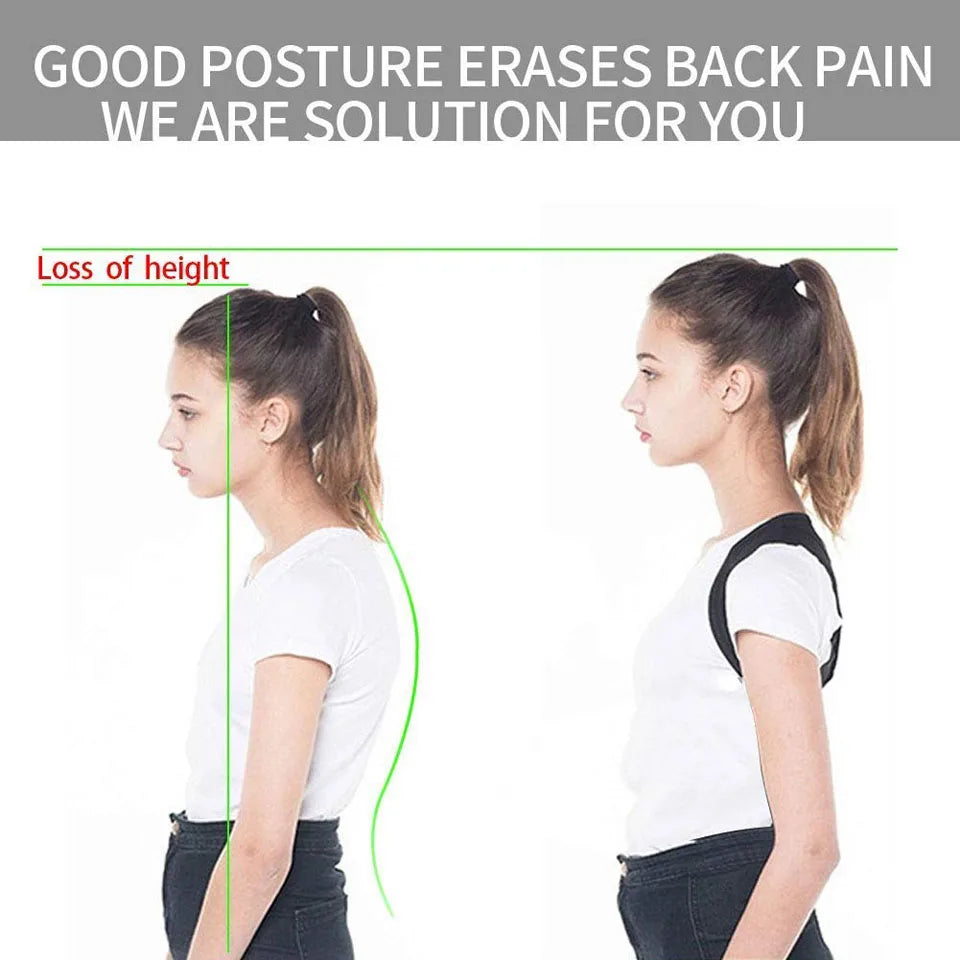 Boys Girls Adjustable Posture Corrector Back Support Children Shoulder