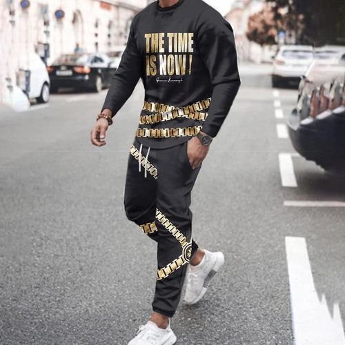 Men's New Arrival  2 Piece Fashion Oversized Casual Luxury Tracksuit