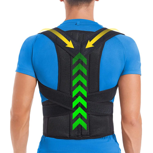 Back Posture Corrector for Upper and Lower Back Pain Relief,Adjustable