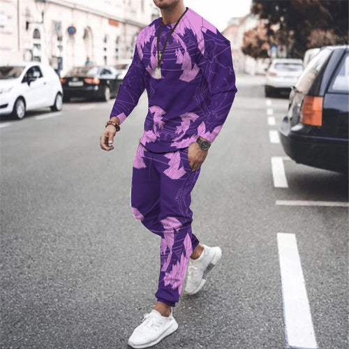 Men's New Arrival  2 Piece Fashion Oversized Casual Luxury Tracksuit