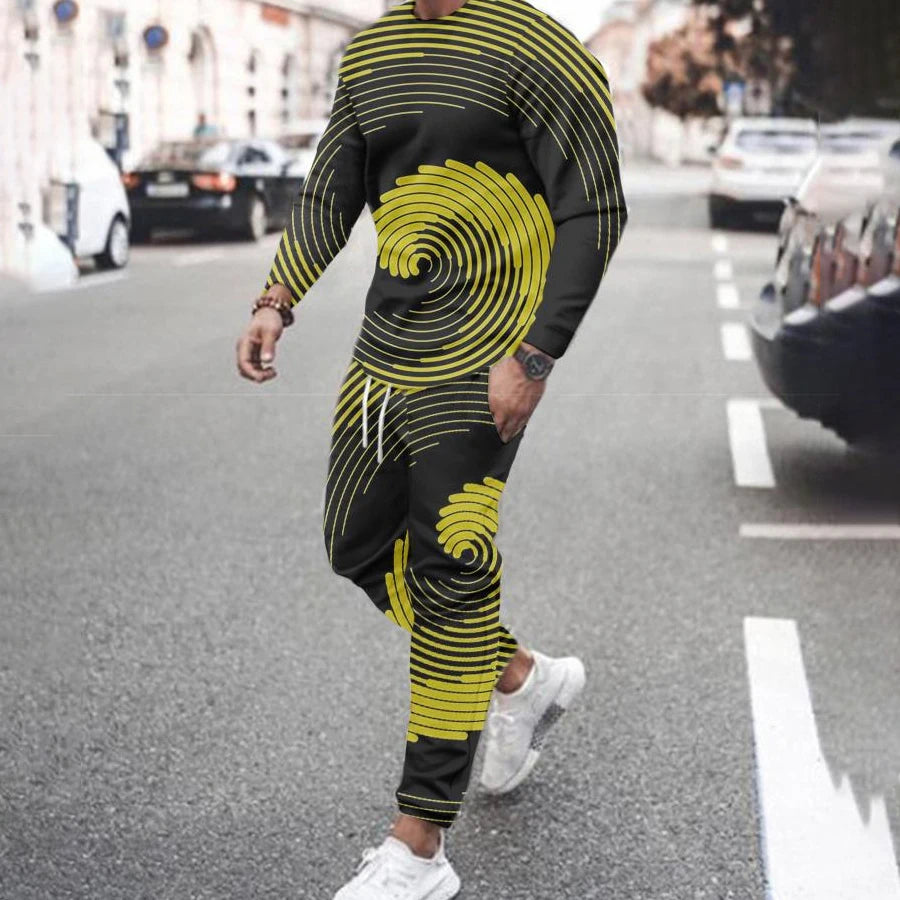 Men's New Arrival  2 Piece Fashion Oversized Casual Luxury Tracksuit