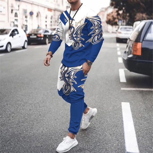 Men's New Arrival  2 Piece Fashion Oversized Casual Luxury Tracksuit