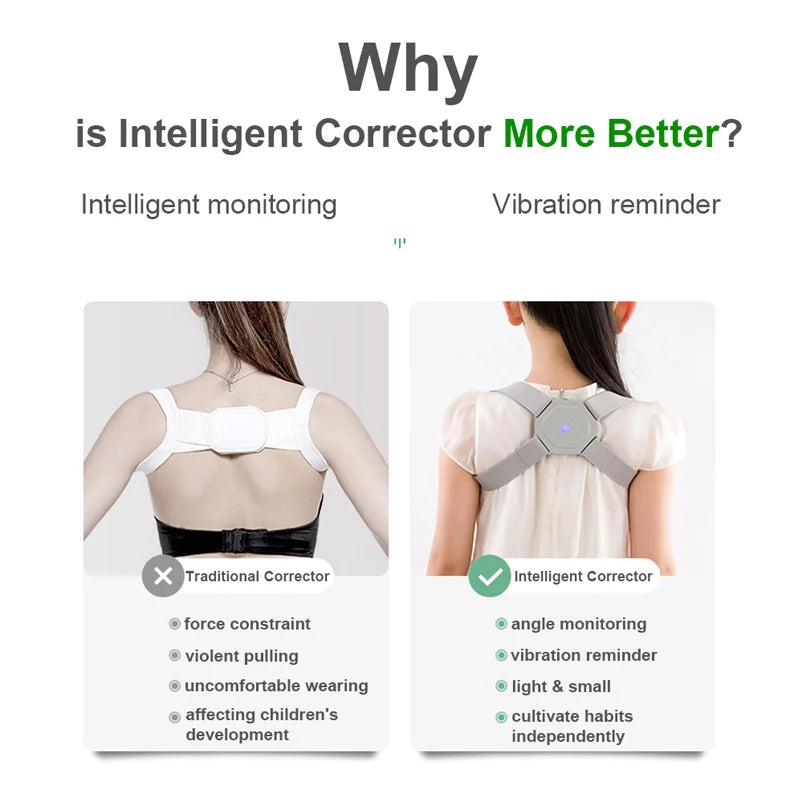 corretor de postura Smart Posture Corrector Inteligente Back Shoulder