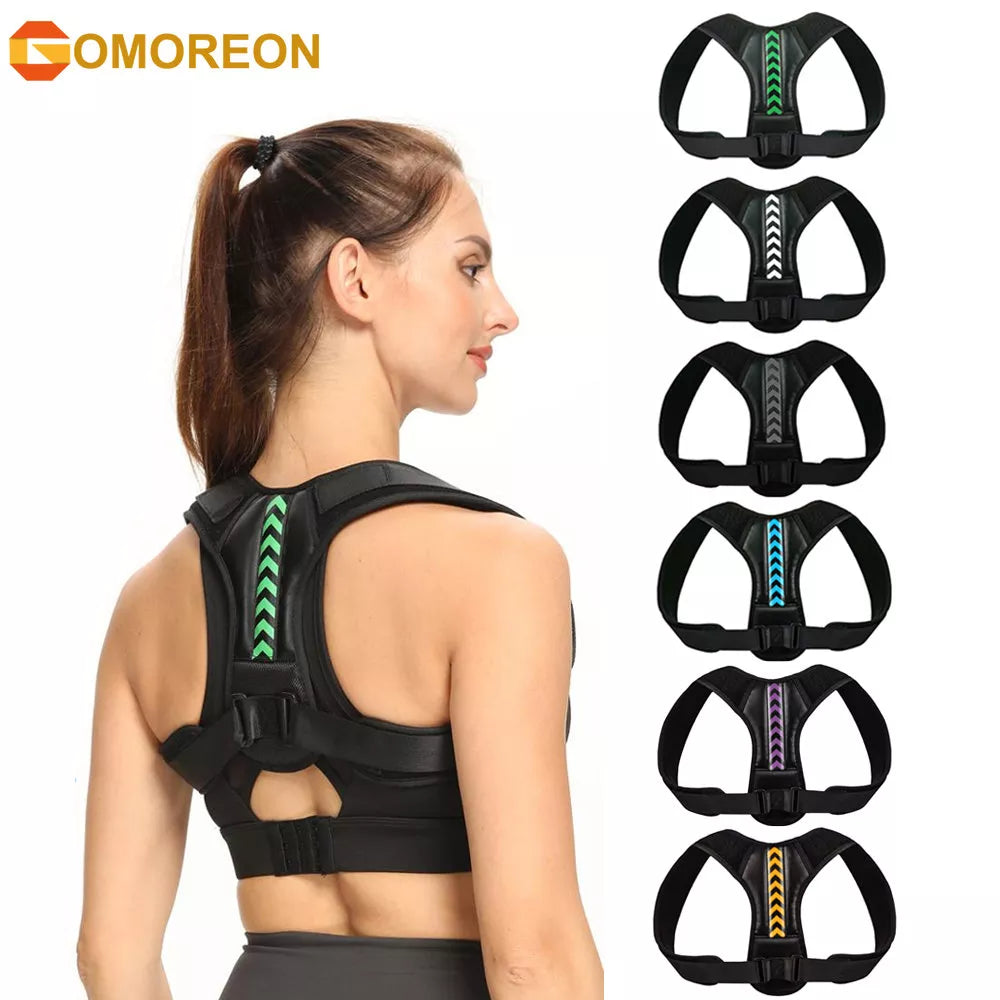 Adjustable Back Posture Corrector Belt Clavicle Spine Men Women Home