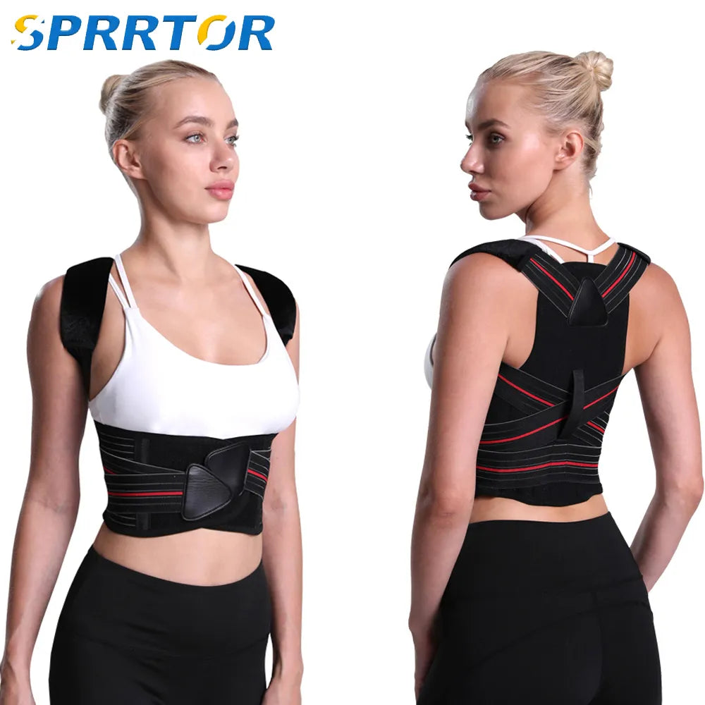 Adjustable full back Posture Corrector Belt Back Shoulder Posture Back