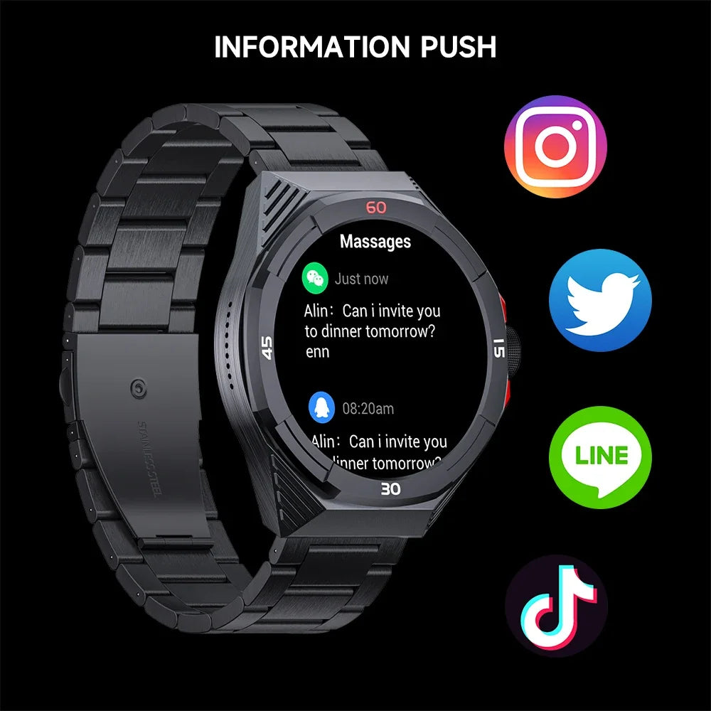 New LOKMAT 5ATM Waterproof Bluetooth Fitness Smart Watch with Calls