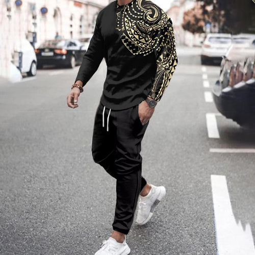 Men's New Arrival  2 Piece Fashion Oversized Casual Luxury Tracksuit