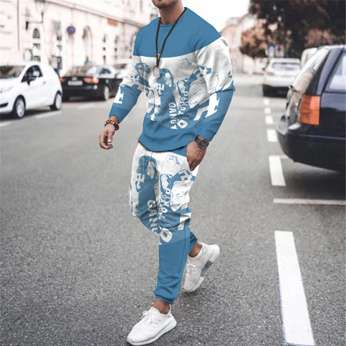 Men's New Arrival  2 Piece Fashion Oversized Casual Luxury Tracksuit