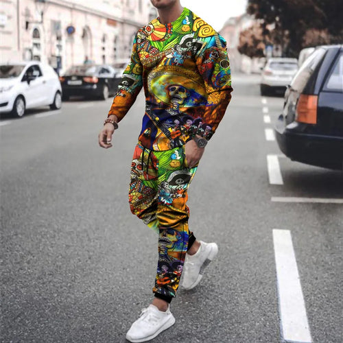 Men's New Arrival  2 Piece Fashion Oversized Casual Luxury Tracksuit