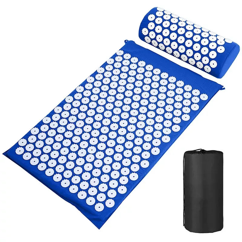 Acupressure Mat Sensi Massage Mat Pillow Set  applicator for Neck Foot