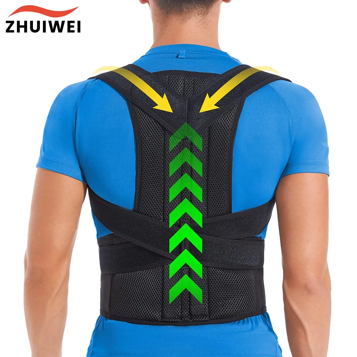Back Posture Corrector for Upper and Lower Back Pain Relief,Adjustable