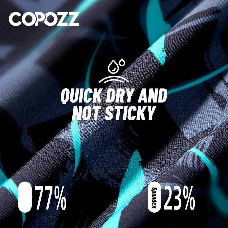 COPOZZ Men Swimming Trunks with Compression Liner 2 in 1 Quick Dry