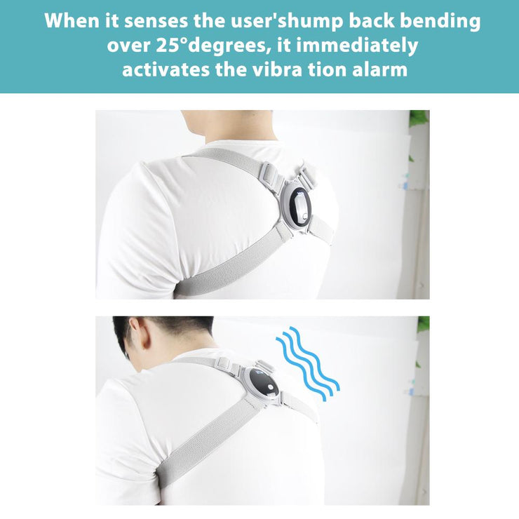 LCD Screen Smart Back Posture Corrector Improve Spine Hunchback