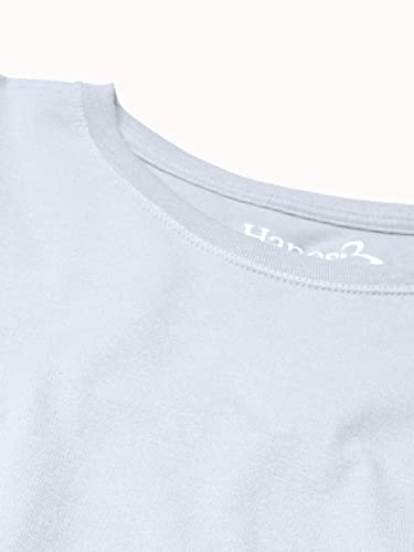 Hanes Women's Long Sleeve Tee, White, Medium