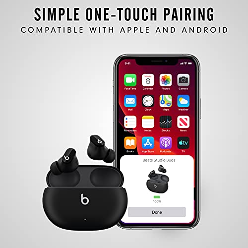 Beats Studio Buds – True Wireless Noise Cancelling Earbuds – Compatible with Apple & Android - Black