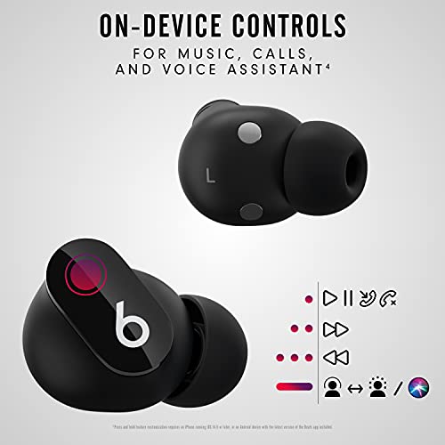 Beats Studio Buds – True Wireless Noise Cancelling Earbuds – Compatible with Apple & Android - Black