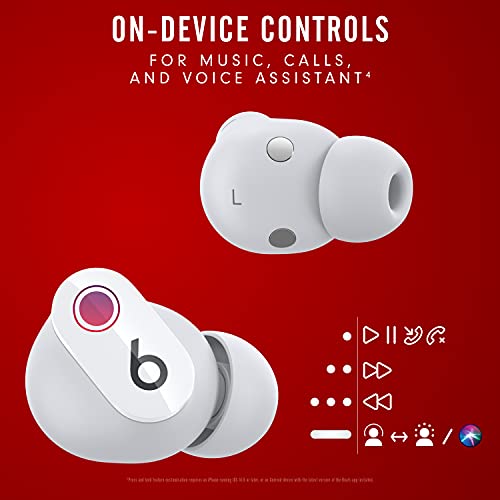 Beats Studio Buds – True Wireless Noise Cancelling Earbuds – Compatible with Apple & Android - White
