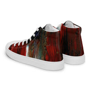Gianneli Colours Handmade Men’s High Top Canvas Shoes-2